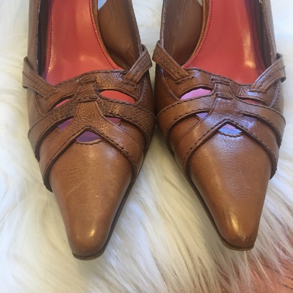 Prada Pointed Toe Slingback Heel 38 1/2 - Picture 7 of 8